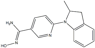 N'-hydroxy-6-(2-methyl-2,3-dihydro-1H-indol-1-yl)pyridine-3-carboximidamide