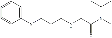  N-methyl-2-({3-[methyl(phenyl)amino]propyl}amino)-N-(propan-2-yl)acetamide