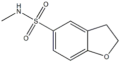 N-methyl-2,3-dihydro-1-benzofuran-5-sulfonamide 结构式