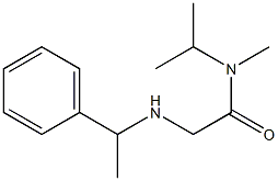 N-methyl-2-[(1-phenylethyl)amino]-N-(propan-2-yl)acetamide