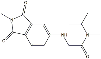 N-methyl-2-[(2-methyl-1,3-dioxo-2,3-dihydro-1H-isoindol-5-yl)amino]-N-(propan-2-yl)acetamide