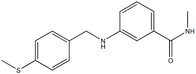  N-methyl-3-({[4-(methylsulfanyl)phenyl]methyl}amino)benzamide