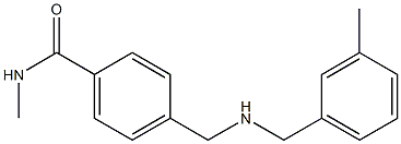  N-methyl-4-({[(3-methylphenyl)methyl]amino}methyl)benzamide