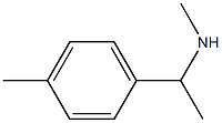 N-methyl-N-[1-(4-methylphenyl)ethyl]amine,,结构式