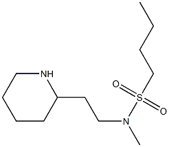 N-methyl-N-[2-(piperidin-2-yl)ethyl]butane-1-sulfonamide