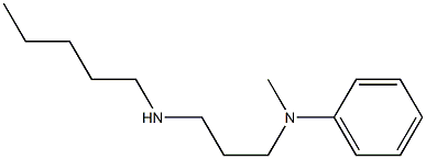 N-methyl-N-[3-(pentylamino)propyl]aniline