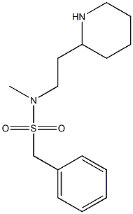 N-methylphenyl-N-[2-(piperidin-2-yl)ethyl]methanesulfonamide,,结构式
