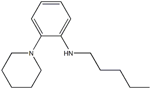 N-pentyl-2-(piperidin-1-yl)aniline Structure