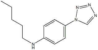 N-pentyl-4-(1H-1,2,3,4-tetrazol-1-yl)aniline