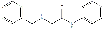 N-phenyl-2-[(pyridin-4-ylmethyl)amino]acetamide Struktur