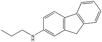 N-propyl-9H-fluoren-2-amine 结构式