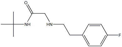 N-tert-butyl-2-{[2-(4-fluorophenyl)ethyl]amino}acetamide