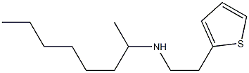 octan-2-yl[2-(thiophen-2-yl)ethyl]amine Structure