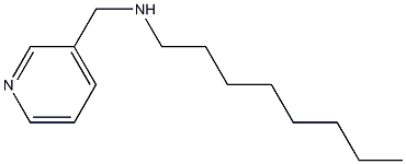 octyl(pyridin-3-ylmethyl)amine,,结构式