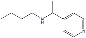 pentan-2-yl[1-(pyridin-4-yl)ethyl]amine Structure