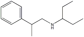 pentan-3-yl(2-phenylpropyl)amine Structure