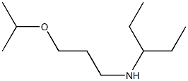 pentan-3-yl[3-(propan-2-yloxy)propyl]amine 结构式