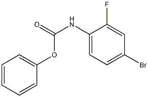 phenyl N-(4-bromo-2-fluorophenyl)carbamate Structure