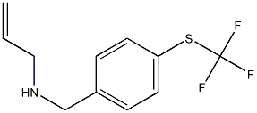 prop-2-en-1-yl({4-[(trifluoromethyl)sulfanyl]phenyl}methyl)amine|