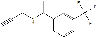 prop-2-yn-1-yl({1-[3-(trifluoromethyl)phenyl]ethyl})amine Struktur