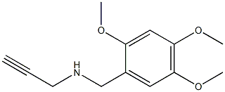 prop-2-yn-1-yl[(2,4,5-trimethoxyphenyl)methyl]amine Structure