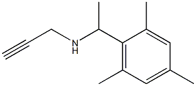 prop-2-yn-1-yl[1-(2,4,6-trimethylphenyl)ethyl]amine,,结构式