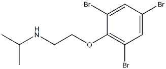 propan-2-yl[2-(2,4,6-tribromophenoxy)ethyl]amine 结构式