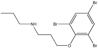 propyl[3-(2,4,6-tribromophenoxy)propyl]amine Structure