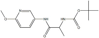 tert-butyl 2-[(6-methoxypyridin-3-yl)amino]-1-methyl-2-oxoethylcarbamate|