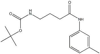  tert-butyl 4-[(3-methylphenyl)amino]-4-oxobutylcarbamate