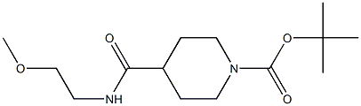 tert-butyl 4-{[(2-methoxyethyl)amino]carbonyl}piperidine-1-carboxylate