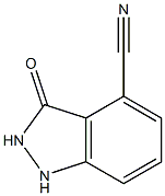 1H-Indazole-4-carbonitrile,  2,3-dihydro-3-oxo- Structure