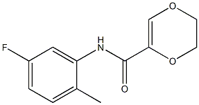 1,4-Dioxin-2-carboxamide,  N-(5-fluoro-2-methylphenyl)-5,6-dihydro-|