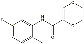  1,4-Dioxin-2-carboxamide,  N-(5-fluoro-2-methylphenyl)-5,6-dihydro-