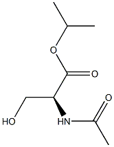 Serine,  N-acetyl-,  1-methylethyl  ester Struktur