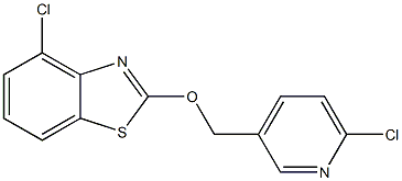 4-CHLORO-2-((6-CHLOROPYRIDIN-3-YL)METHOXY)BENZO[D]THIAZOLE