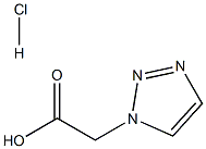 1H-1,2,3 TRIAZOLE-1- ACETIC ACID HYDROCHLORIDE Struktur