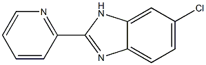 6-Chloro-2-pyridin-2-yl-1H-benzoimidazole 结构式