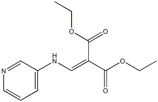 2-(Pyridin-3-ylaminomethylene)-malonic acid diethyl ester 结构式