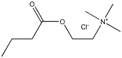 BUTYRYLCHOLINE CHLORIDE 98% extrapure for biochemistry 结构式