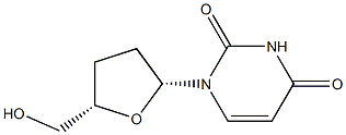 2',3'-DIDEOXYURIDINE extrapure 化学構造式