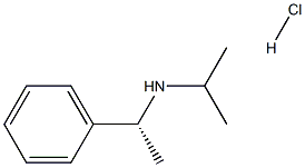 (R)-N-(1-phenylethyl)propan-2-amine hydrochloride 结构式