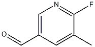 2-Fluoro-5-formyl-3-methylpyridine Structure
