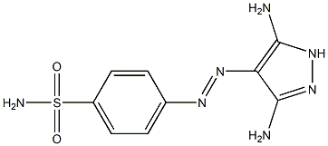 4-[(3,5-diamino-1H-pyrazol-4-yl)diazenyl]benzenesulfonamide|