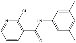 2-chloro-N-(3,5-dimethylphenyl)nicotinamide,,结构式