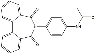 N-[4-(5,7-dioxo-5,7-dihydro-6H-dibenzo[c,e]azepin-6-yl)phenyl]acetamide