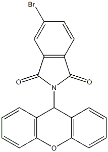 5-bromo-2-(9H-xanthen-9-yl)-1H-isoindole-1,3(2H)-dione