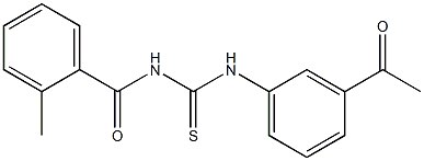 N-(3-acetylphenyl)-N'-(2-methylbenzoyl)thiourea|