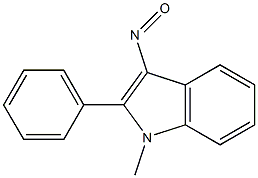1-methyl-3-nitroso-2-phenyl-1H-indole,,结构式