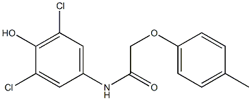 N-(3,5-dichloro-4-hydroxyphenyl)-2-(4-methylphenoxy)acetamide Structure